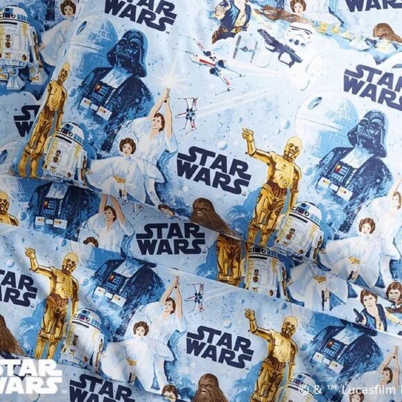 pottery barn kids star wars pillowcase 🌙 - Picture 1 of 8